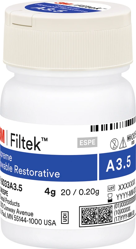 Filtek™ Supreme Flowable, A 3,5, 20 x 0,2g kapsler