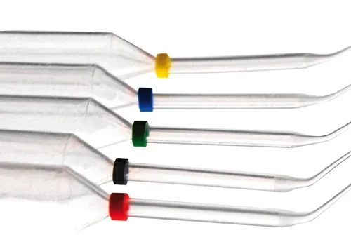 Plastpipetter i ett stykke