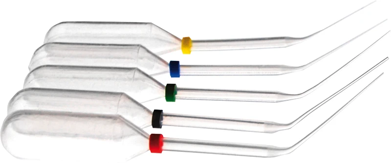 Plastpipetter i ett stykke