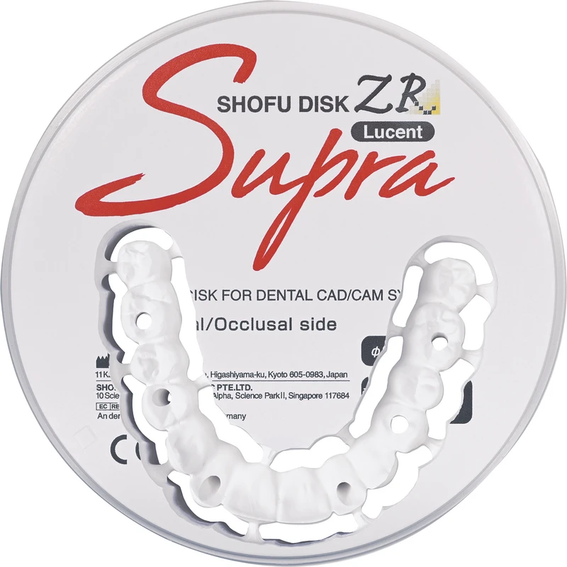 SHOFU Disk ZR Lucent Supra
