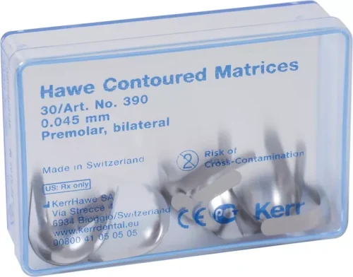 Konturerte matriser premolar bilateral