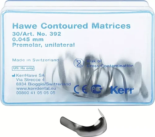 Konturerte matriser premolar unilateral