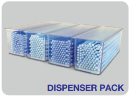 Mikro Applikator fin, 2 mm, 4x100stk dispenser-pakke