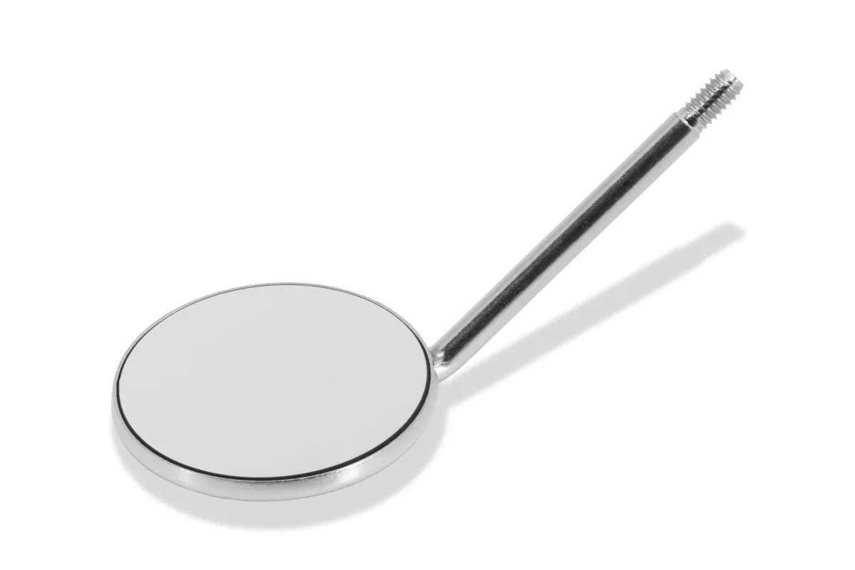 Munnspeil 12stk speilhoder, TOPvision FS Rhodium