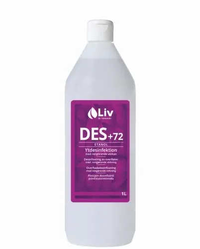 LIV DES +72 OVERFLATEDESINFEKSJON 12x1 LITER